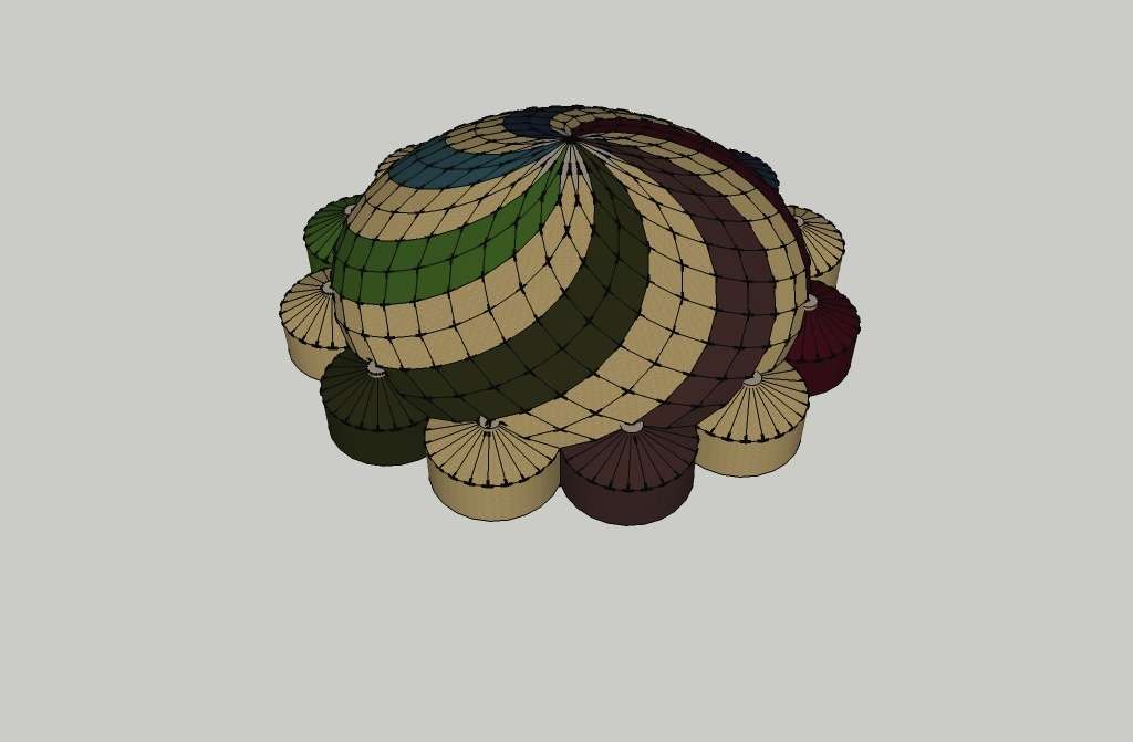 Raising of the Zodiac Tent